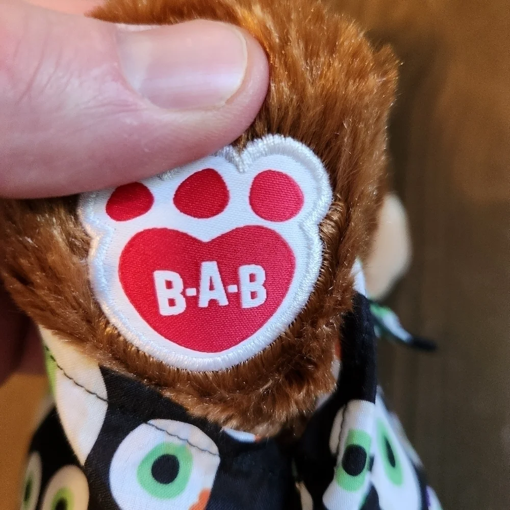 Build A Bear Happy Birthday Bear Brown BAB with Button Down Dress Shirt 16